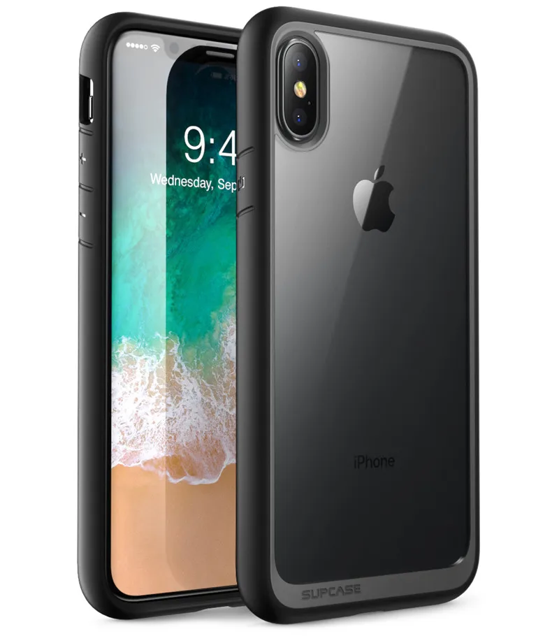 SUPCASE For iphone X XS Case UB Style Premium Hybrid Protective TPU Bumper + PC Clear Back Cover Xs 5.8 inch |