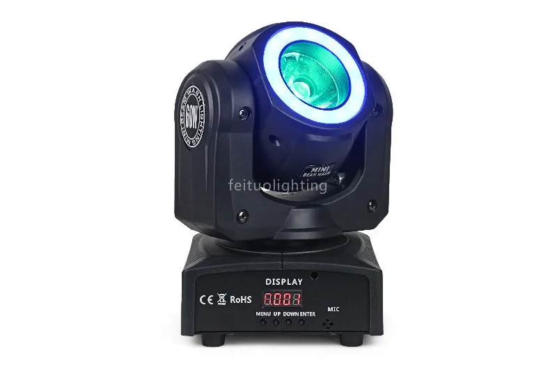 

12x Mini led moving head 60w beam moving head stage light rgbw for dj disco
