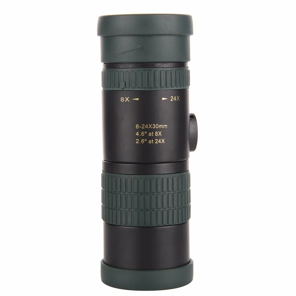 الأصلي مناظير نيكولا 8-24X30 التكبير أحادي دقيقة تلسكوب جيب Binoculo الصيد البصرية بريزم نطاق لا ترايبود