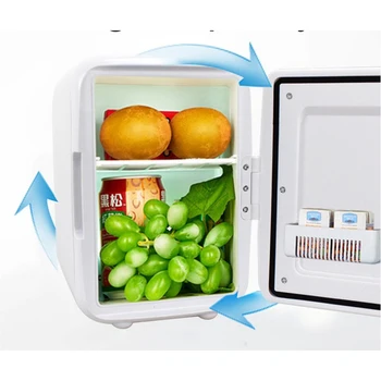 

2019 Top Dual-Use 4L Home Car Use Refrigerators Ultra Quiet Low Noise Car Mini Refrigerators Freezer Cooling Heating Box Fridge