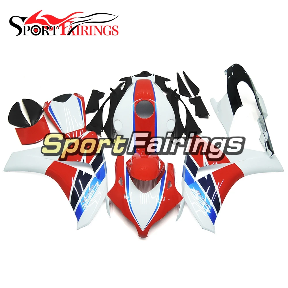 Complete Red Black White Injection ABS Plastics Fairings For Honda CBR1000 CBR1000RR 08 11 Year