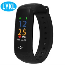 LYKL M2SP цветной экран умный Браслет кровяное давление монитор сердечного ритма Водонепроницаемый Фитнес-трекер Смарт-браслет для Android IOS