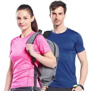 

Aufdiazy Lovers Outdoor Sport Quick Dry Plus Size Hiking T-Shirt Men Women Fitness Jersey Trekking Climbing Sport T Shirts,OM004