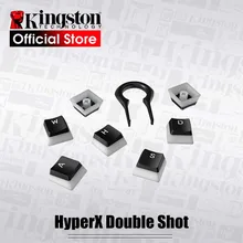 Kingston – capuchons de touches de clavier HyperX Double injection en PBT, 104 translucide, Compatible avec clavier mécanique HyperX