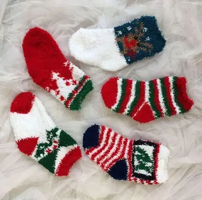 Детские носки для мальчиков и девочек на Рождество теплые короткие 1 6|childrens socks|socks