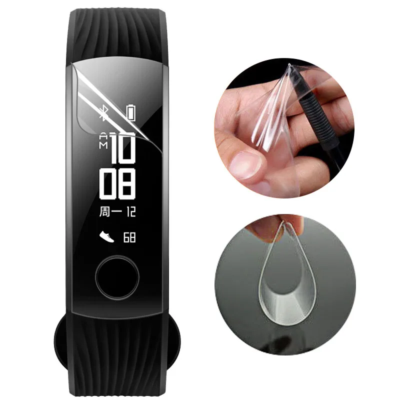 Мягкая защитная пленка из ТПУ для Huawei Honor 3 Youth Watch экрана Band 5 шт.|Смарт-аксессуары| |