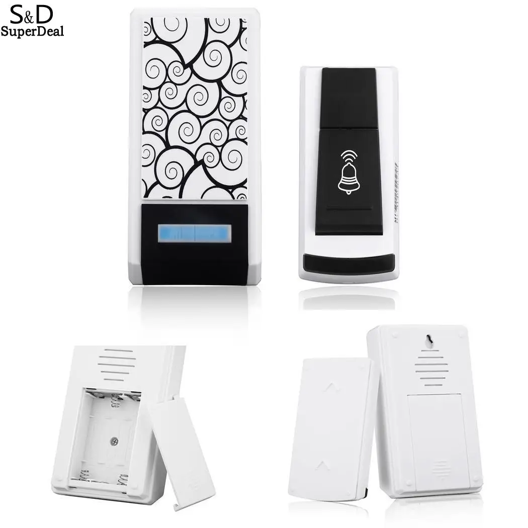 

Durable Practical Smart Wireless Door Bell 2W Household Remote 25-80dB Control 100m Tool Receiver -10 - 50 Home