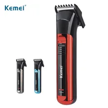 Kemei профессиональная электрическая машинка для стрижки волос как перезаряжаемая, так и батарея триммер для волос Мужская бритва Беспроводная Регулируемая машинка для стрижки волос