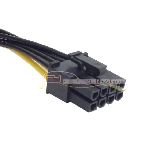 10 шт./партия cy Chenyang 8 Pin to 6Pin EPS 12V ATX материнская плата блок питания адаптер конвертер кабель 10 см