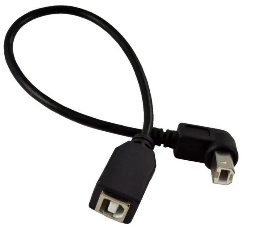 

LBSC USB 2.0 B female to Down 90 angle B male printer short extension cable Adapter