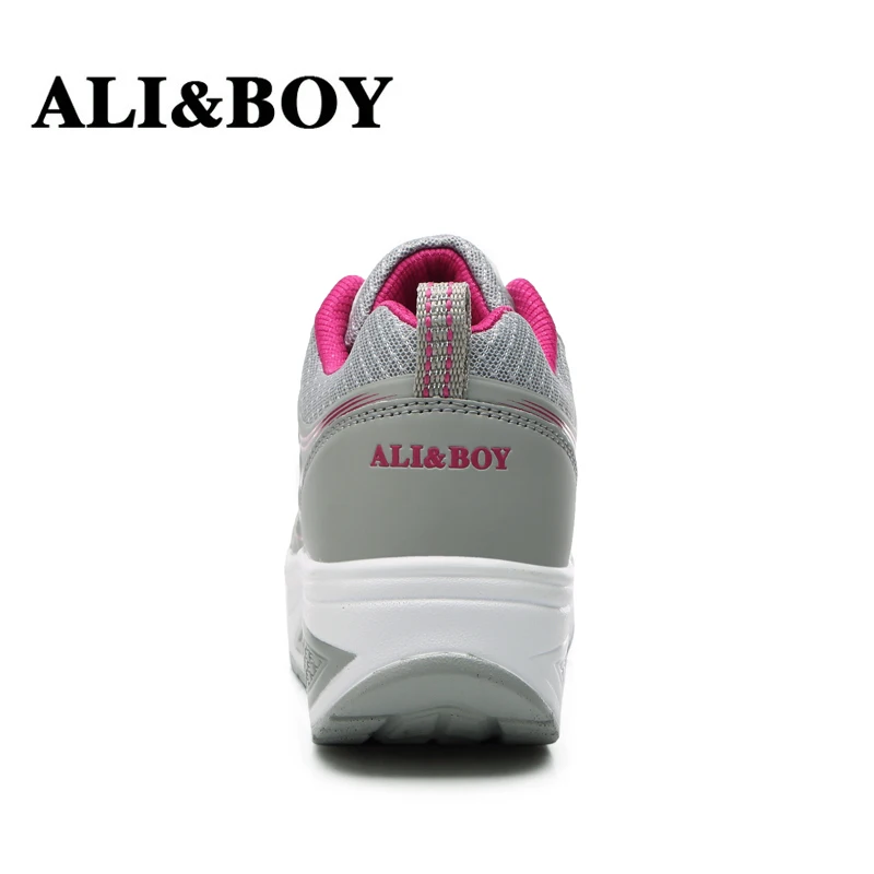 ALI & BOY/женские кроссовки для похудения на платформе 5 см женские летние дышащие
