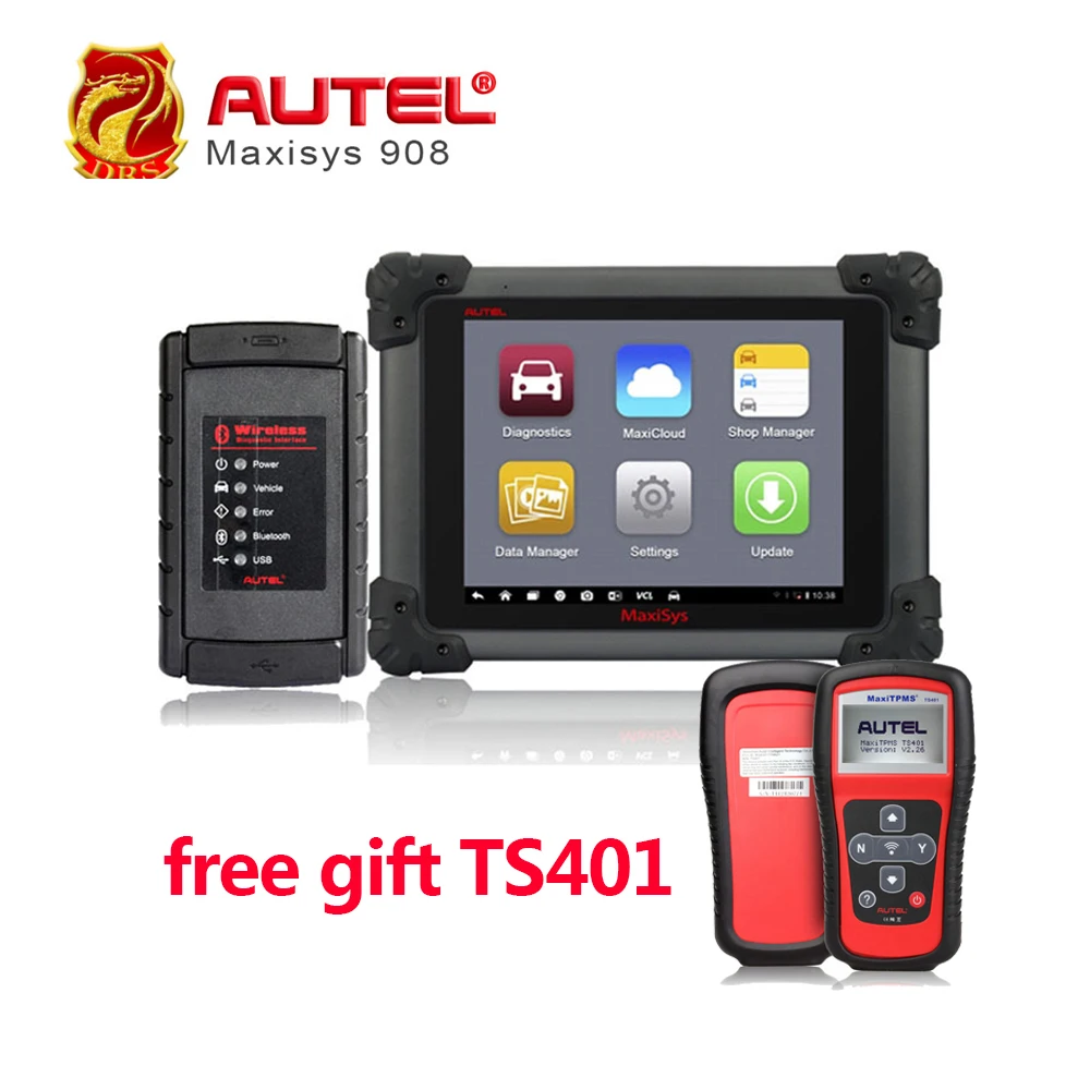 

Autel MaxiCOM MK908 MS908 Automotive Diagnostic Scan Tool ECU Coding Key Programming Auto Code Reader OBD Scanner Multi-languag