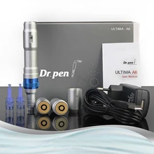 Dr. Pen A6 микро крошечные иглы перезаряжаемая Беспроводная электрическая микроблейдинг машина для макияжа Dr Derma Ручка микро-ручка