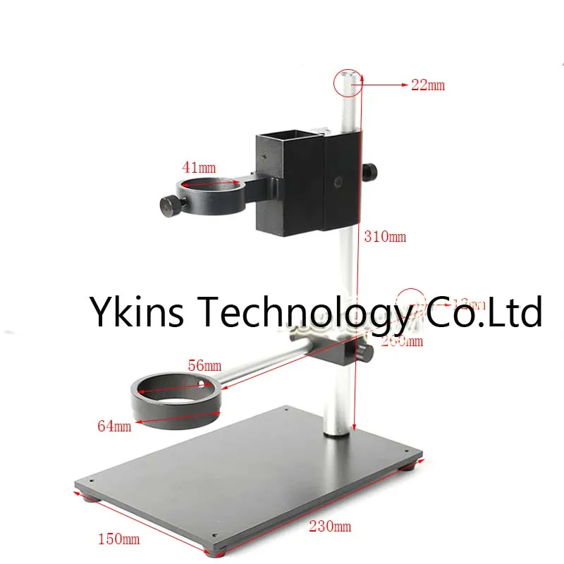 Full Metal Holder Stand Adjustable Microscope Stand LED Light Boom Stand For Digital Video