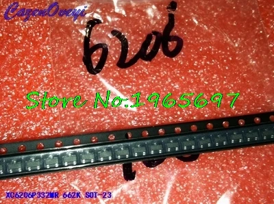

50pcs/lot XC6206P332MR XC6206P332 XC6206 3.3V 0.5A SOT-23 new original In Stock