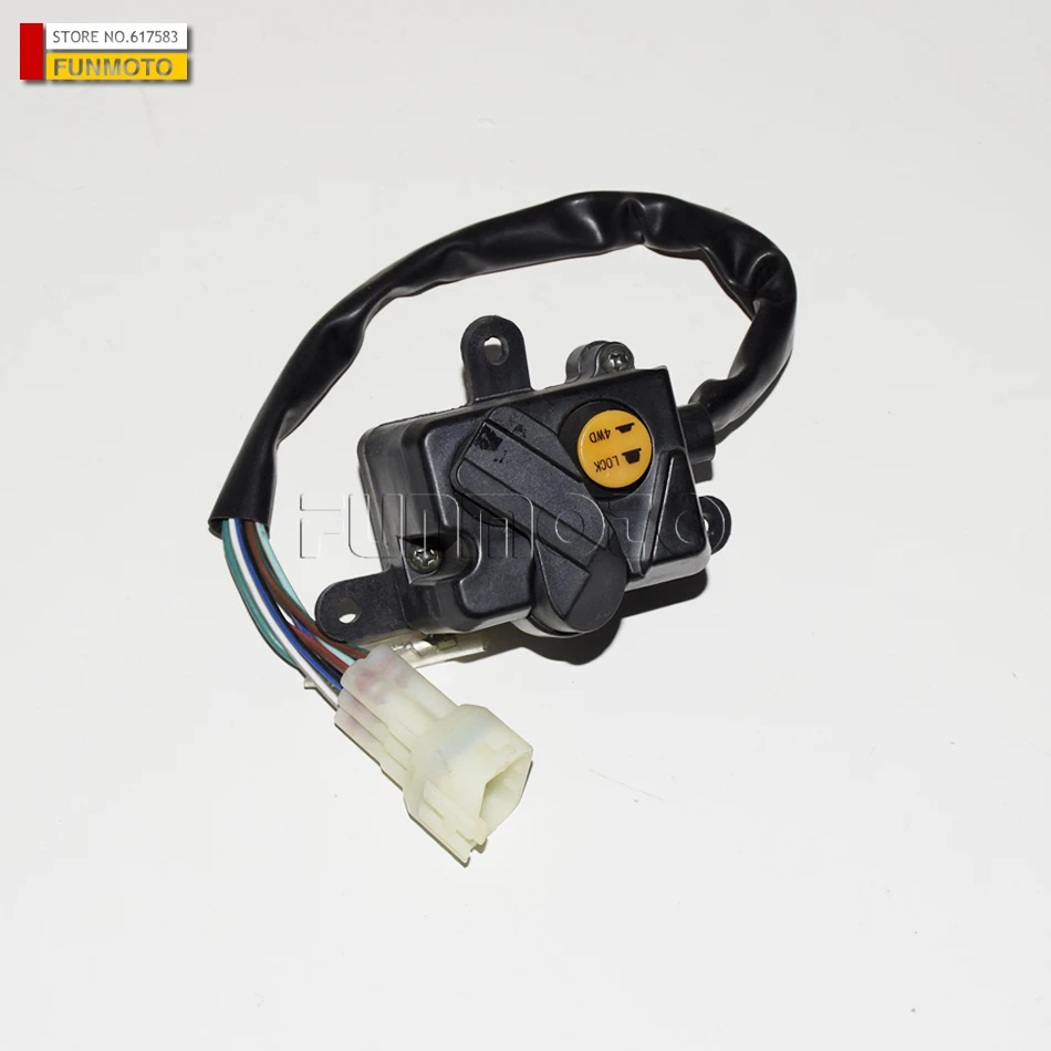 

Two wheel drive and four drive switch suit for Cf moto 500 2-A parts code is 7030-160700