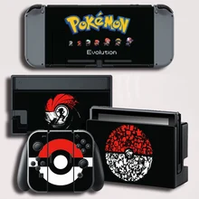 Виниловая экранная наклейка для Pokemon evotiom Skins наклейка s для nintendo Switch NS консоль+ контроллер+ наклейка-подставка