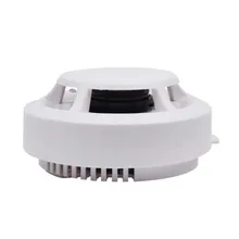 Беспроводной охранный детектор дыма датчик Пожарной Сигнализации звуковая вспышка Предупреждение ющий тест дыма для внутреннего домашнего магазина