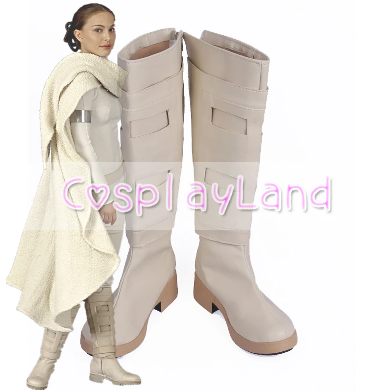 

Star-Wars 2 Padme Amidala Queen Amidala Cosplay Boots Shoes Adult Women Shoes Halloween Party Costume Accessories Custom Made