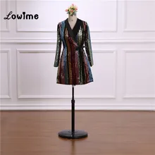 Для женщин куртка блесток Короткие вечерние платья дешевые вечерние платья Болеро Chaqueta Mujer накидка платье индивидуальный заказ плащ