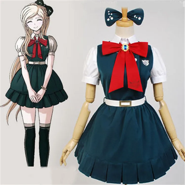 Новый аниме супер данганронпа 2: Sayonara Zetsubo Gakuen Sonia Nevermind Косплей костюмы и парик