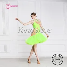 Новинка года; стильное платье для латинских танцев для девочек; L-1590