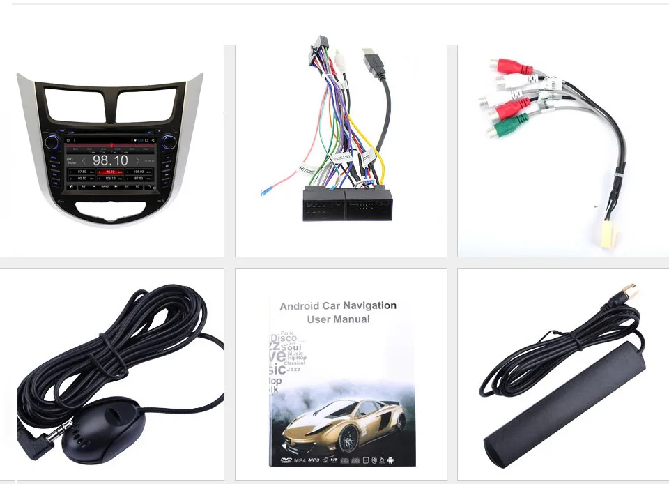 Perfect Marubox Head Unit For HYUNDAI Solaris 2012-2016 Verna 2 Din Car Radio Android 8.1 GPS Navigation Multimedia Player 7A300DT8 9