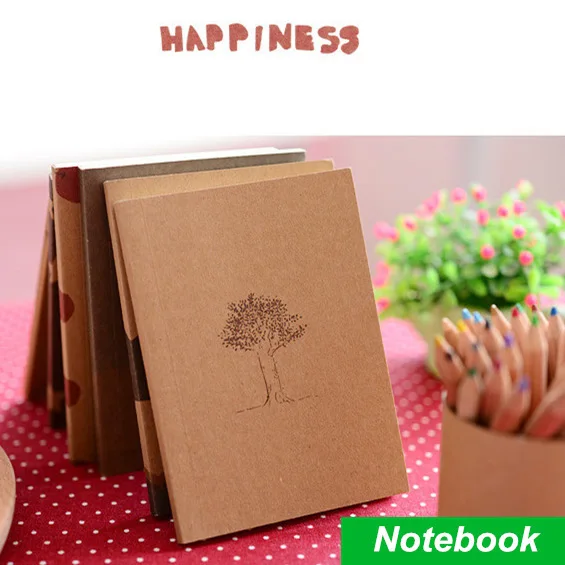 

24 pcs/Lot Mini portable notebook Crayon diary book Pocket portable notepad stationery office material School supplies 6601