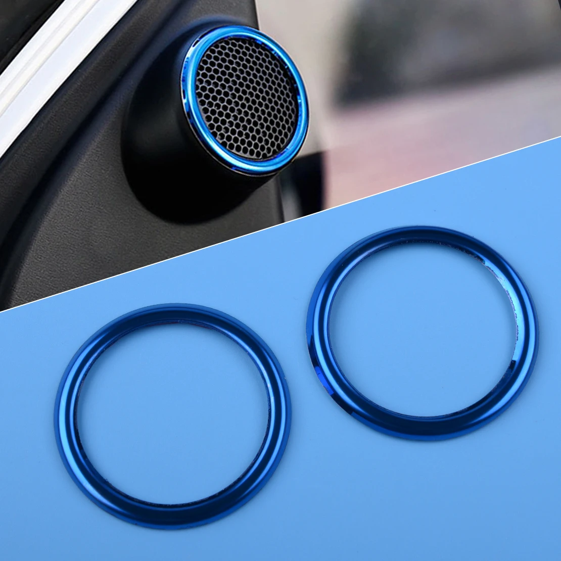 

2pcs Front Door Sound Stereo Speaker Cover Trim Ring Fit For Toyota Corolla 2016 2017 2018
