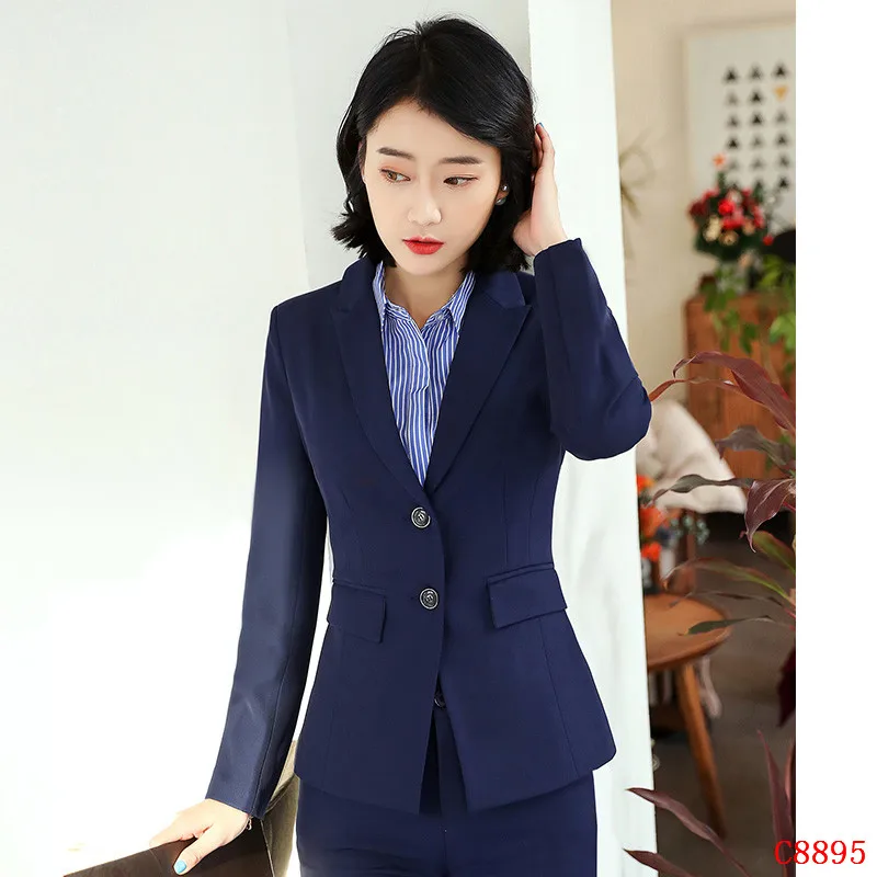 navy ladies blazer