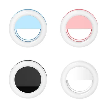 

Rk-14 Cellphone Lens with LED Flash Light Heart-shaped Selfie LED Cellphone Camera Flash Light