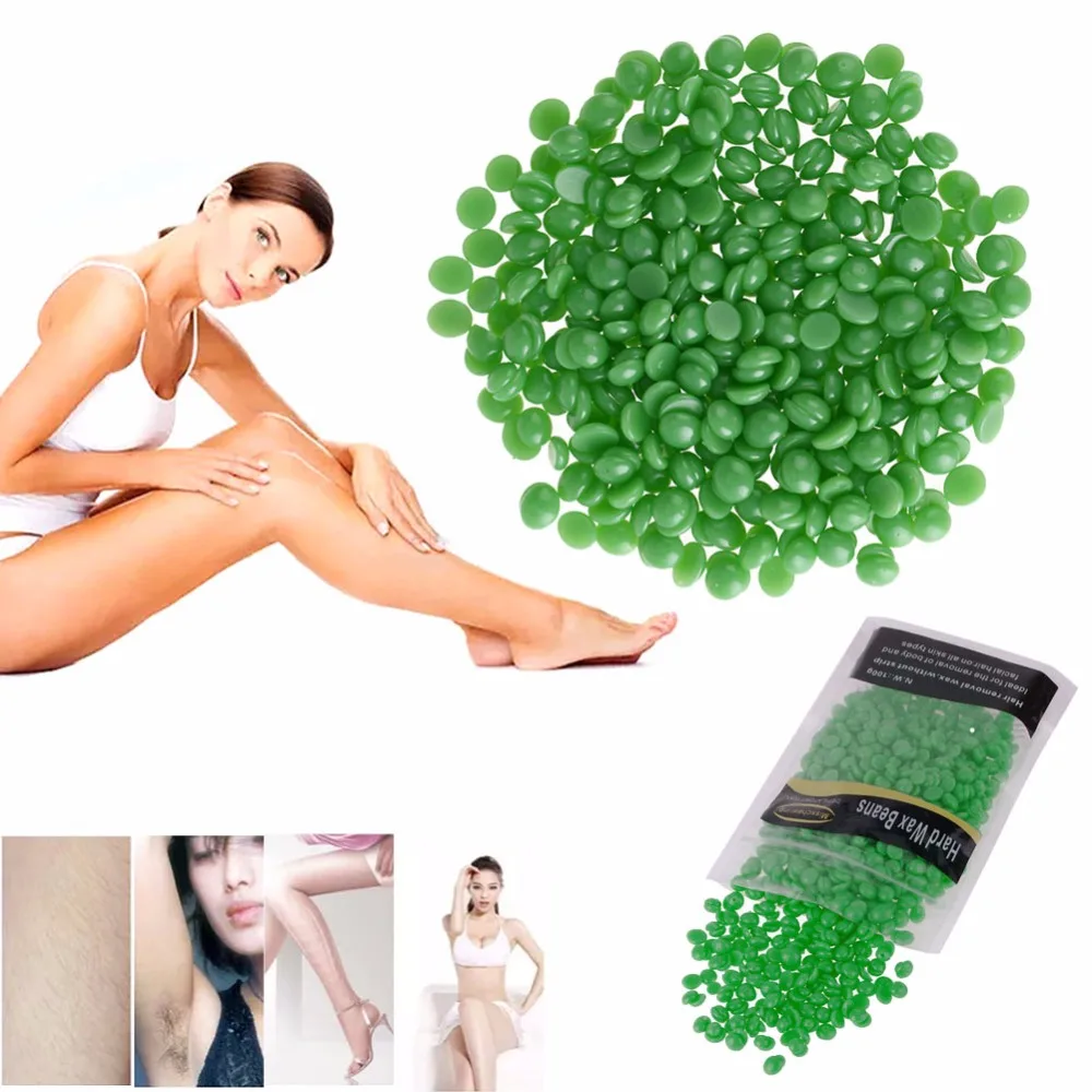 

100g Lavender scent Hand wax beans Depilatory Wax Pellet Hard Wax beans Female Hair Removal No Strip cera depilatoria