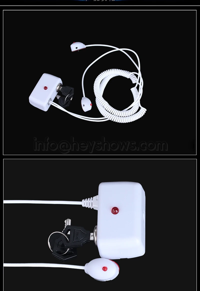 Подставка для безопасности мобильного телефона Подставка для планшетов ноутбук сигнализация замок ipad датчики кабель ПК противоугонное устройство для часов наушники
