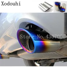For Ford Kuga 2013 2014 2015 2016 car Styling muffler end back pipe dedicate stainless steel exhaust tip tail hoods outlet 2pcs For Ford Kuga 2013 2014 2015 2016 car Styling muffler end back pipe dedicate stainless steel exhaust tip tail hoods outlet 2pcs