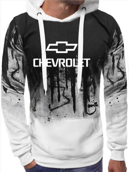 

2019 free shipping Chevrolet Hoodies Mans Jacket Winter High Quality Men Casual Liner Chevrolet Camouflage printed hoodies