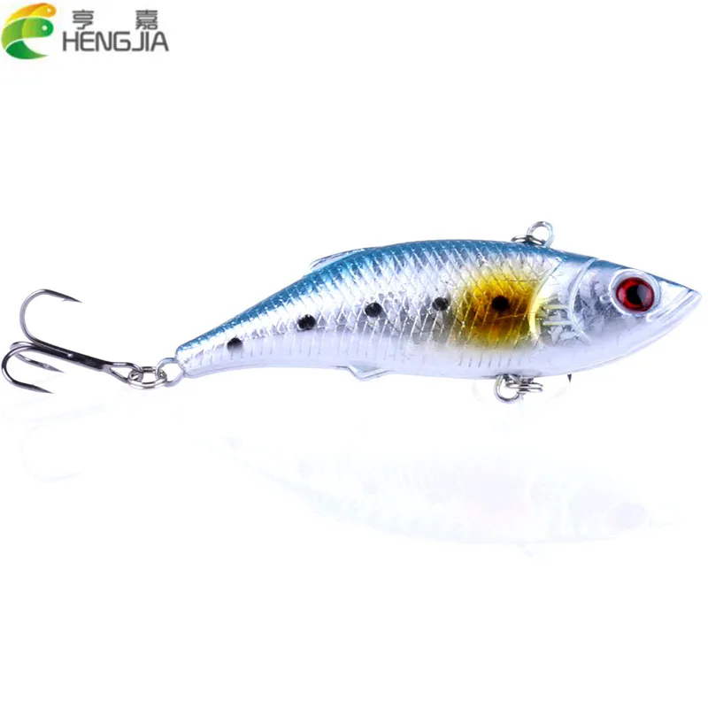 1 ШТ. 7.5 СМ 10 Г 6 # крючки купание игры vib рыболовные приманки bass пайк карп воблер