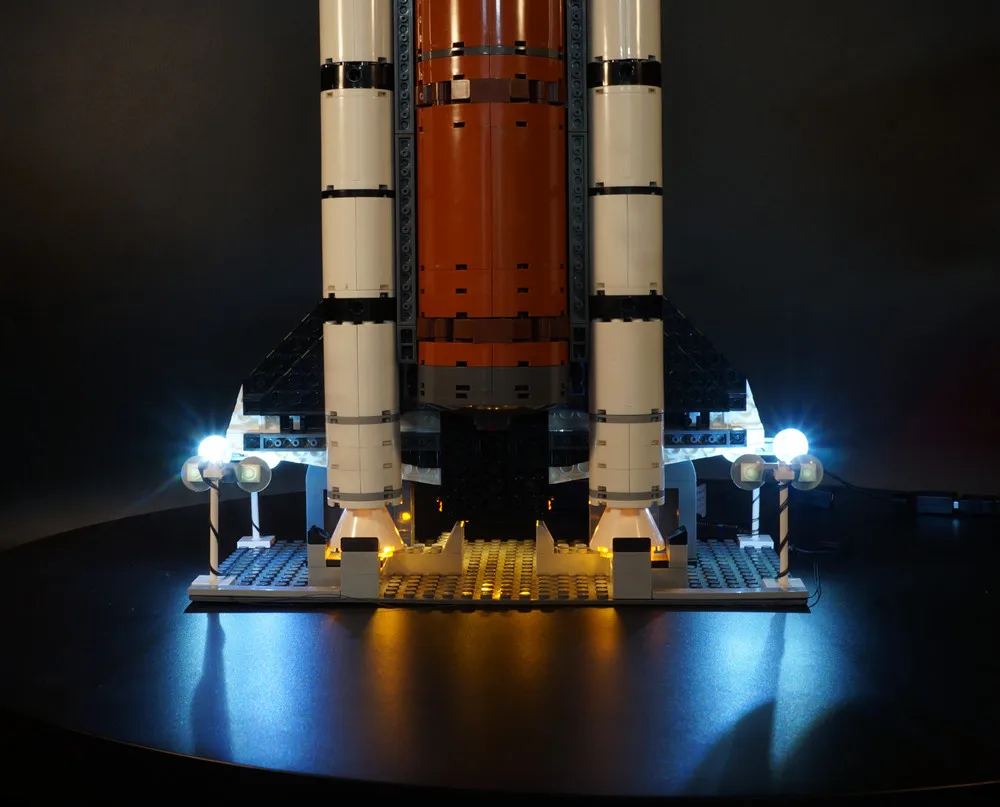 Дешево Kyglaring светодиодный светильник набор для lego 10231 Космический Шаттл модель (не включает набор кирпичей)