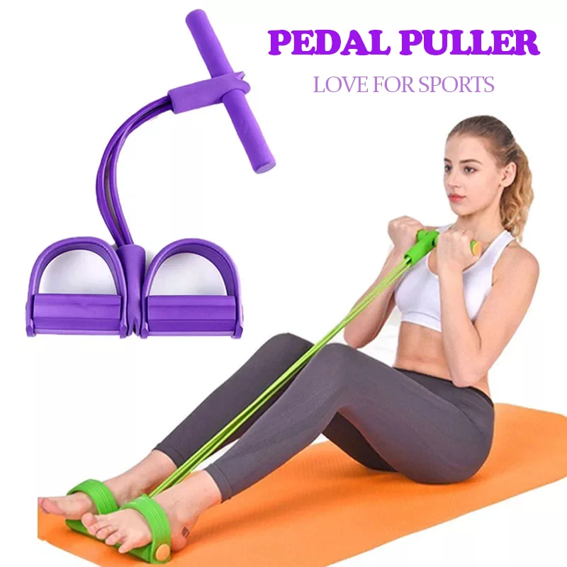

Resistance Bands Fitness Gum Tube Latex Pedal Exerciser Sit-up Pull Rope Expander Elastic Bands Pilates Workout Yoga equipment