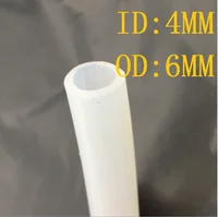 4*6 мм водный воздушный кремнезем шланг для геля силиконовая труба соединение для Труб Насос аквариумный клапан diy части Бесплатная доставка Россия - изображение