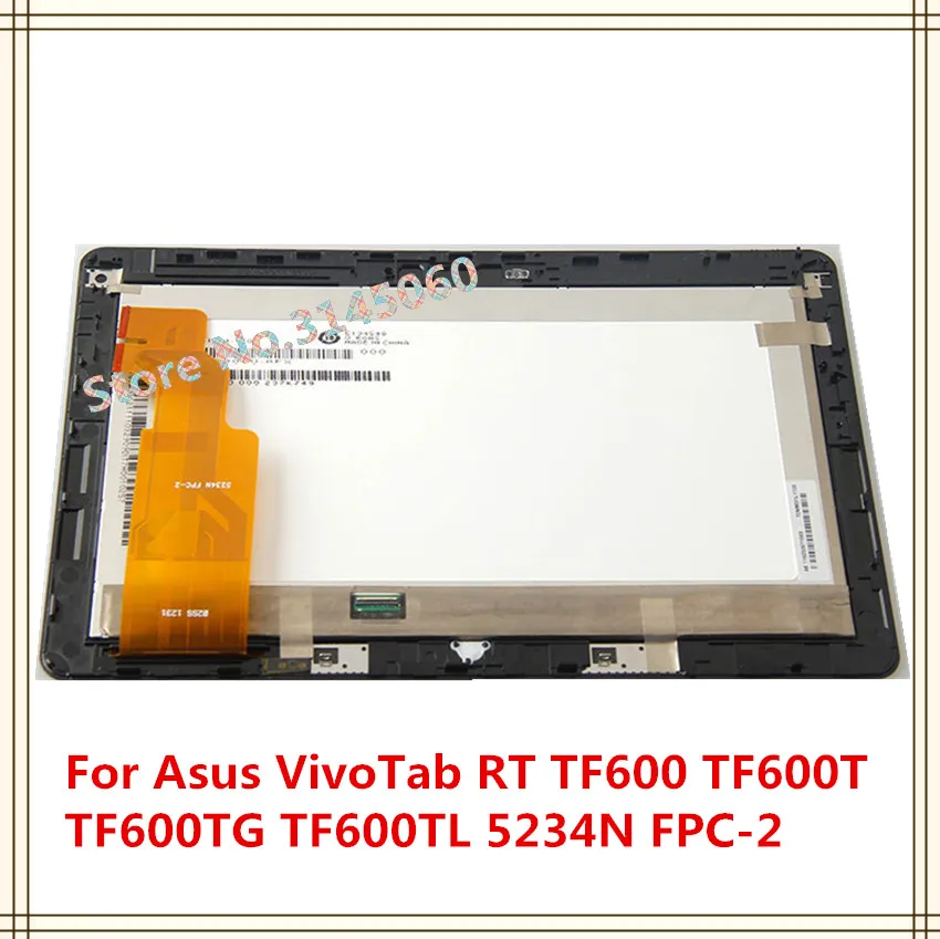 10.1&quot Touch Screen Glass LCD Display Panel + frame assembly For Asus VivoTab RT TF600 TF600T TF600TG TF600TL 5234N FPC-2 | Компьютеры