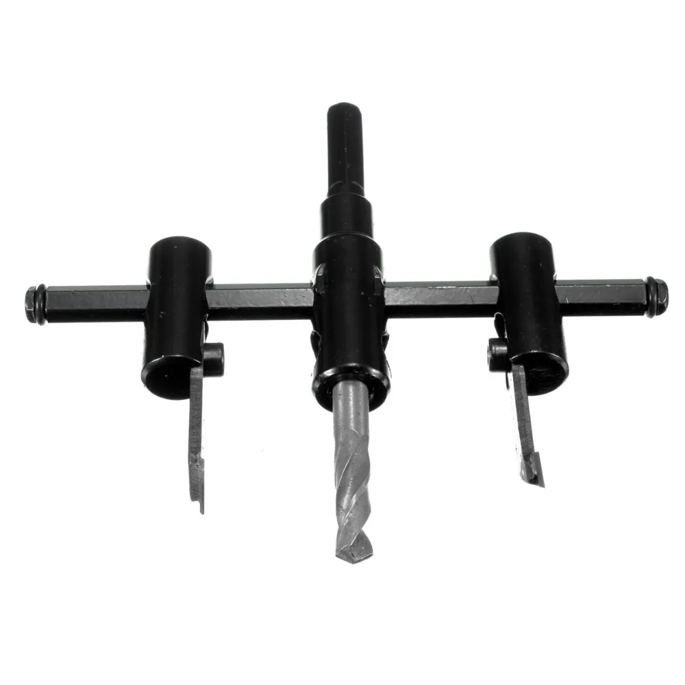 30-300mm Adjustable Core Drill Bit Aircraft Type Hole Cutter Wood Woodworking Aluminum Gypsum Board Rotary Holesaw Drilling Tool 30-300mm Adjustable Core Drill Bit Aircraft Type Hole Cutter Wood Woodworking Aluminum Gypsum Board Rotary Holesaw Drilling Tool