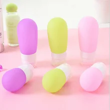 Горячее предложение! Распродажа! Портативная силиконовая бутылка для путешествий, лосьон, шампунь, косметический пустой мини-контейнер, многоразовые бутылки и аксессуары