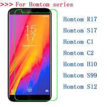 Homtom R17 Gehard Glas Premium Screen Protector Film Voor Homtom S17 C1 C2 H10 S99 S12 Mobiele Telefoon Beschermende Films case(China)