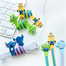 1PC Cartoon Earphone Cable Wire Cord Organizer Holder Winder for Phone Tablet MP3 MP4 MP5 Computer
