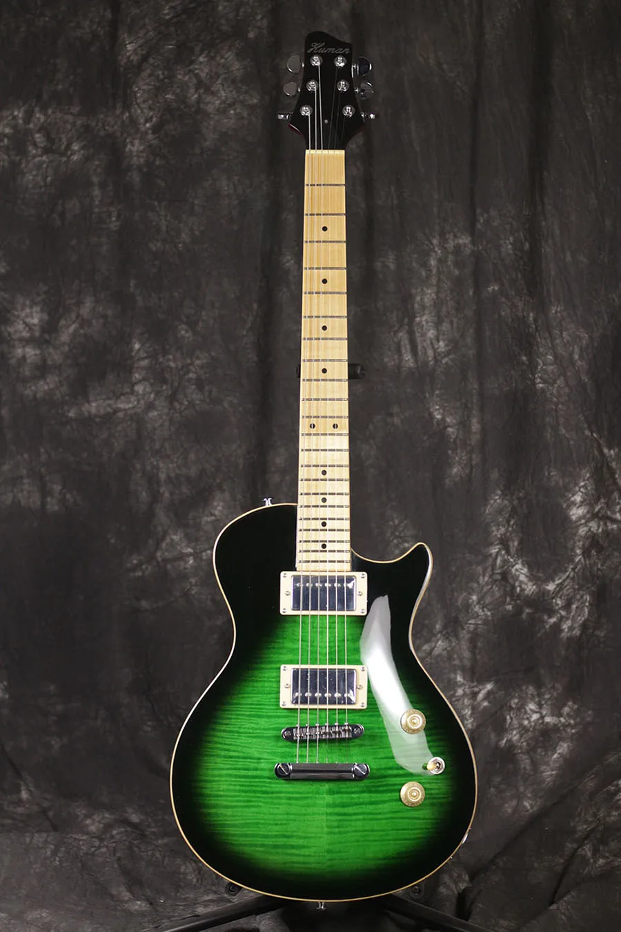 

2019 New electric guitar,Maple fingerboard,Mahogany body With Flamed Maple Top,free shipping!