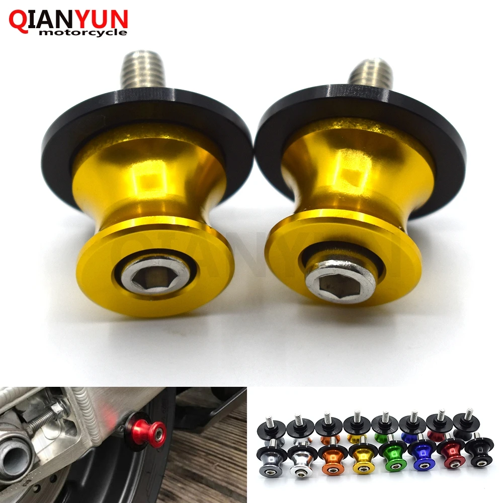 

Motorcycle Swingarm Spools Slider 8 Swing Screw Sliders Spools Stand Arm For BMW S1000R S1000RR 2014 2015 2016 2017 2018