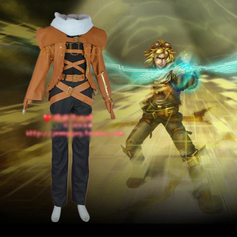 

Ezreal Cosplay Costume Halloween Uniform Outfit Full Set Custom-made