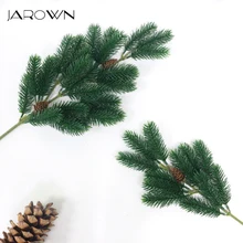 JAROWN искусственные пластмассовые растения имитация на Рождество сосновый конус ветка сосны Свадебные украшения вечерние украшения дома цветок