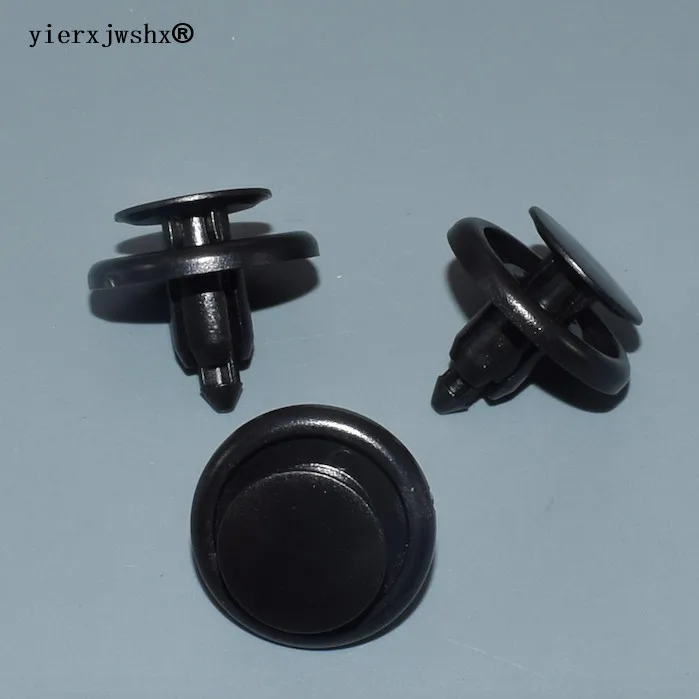 100PCS 7mm Bumper Fender Hood Retainer Clips Rivets Car Auto Fastener