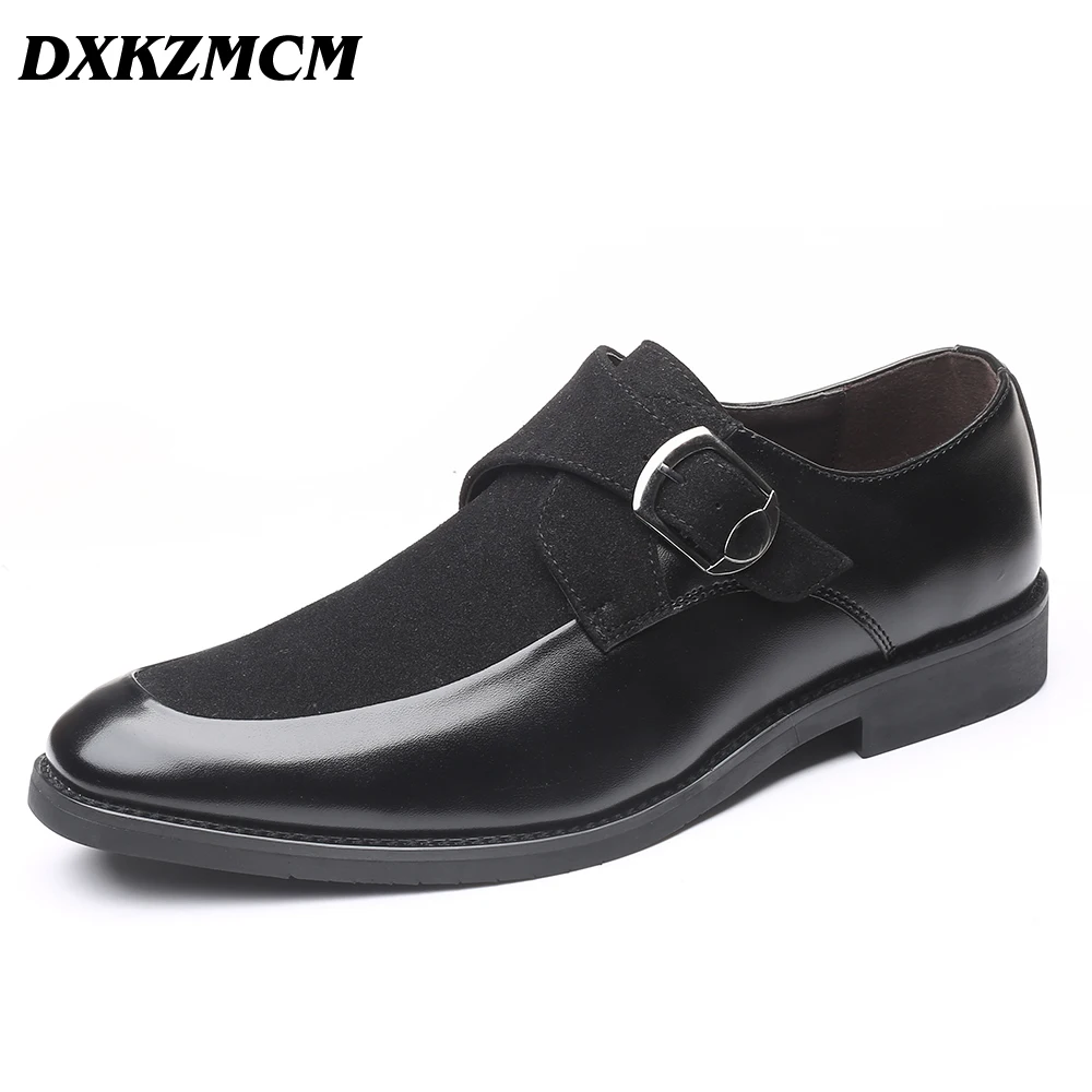 Men Dress Shoes Formal Wedding Party Shoes Men Leather Shoes Retro Shoes Luxury Brand Men's Oxfords big size 38-47